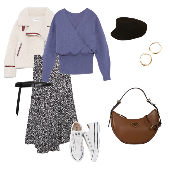 プラダアーケスモールレザーショルダーバッグ