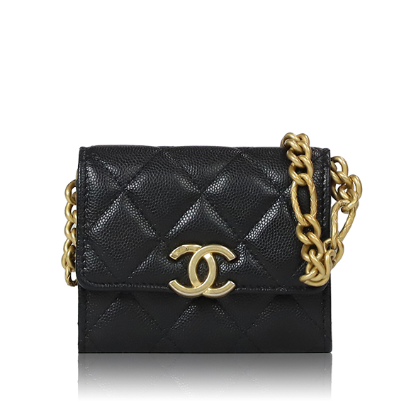 CHANEL チェーンショルダーバッグ 11&nbsp;x9&nbsp;x1cm(幅&nbsp;x 高さ&nbsp;x マチ)