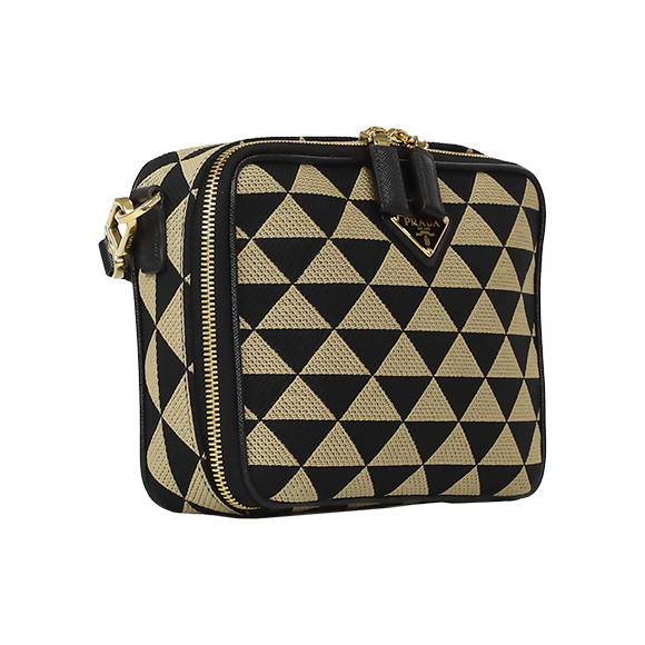 PRADA（プラダ）プラダシンボルエンブロイダリーファブリックバッグ