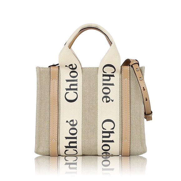 Chloe ウッディスモールトートバッグ 25&nbsp;x20&nbsp;x9cm(幅&nbsp;x 高さ&nbsp;x マチ)
