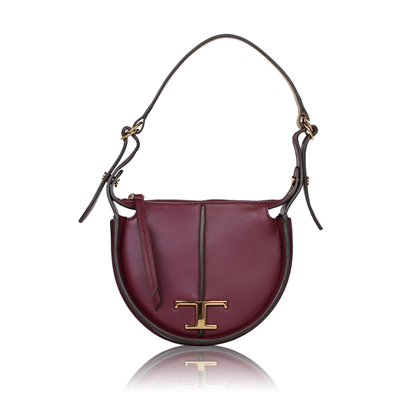 TOD’S Tタイムレスホーボーバッグマイクロ 18&nbsp;x16&nbsp;x7cm(幅&nbsp;x 高さ&nbsp;x マチ)