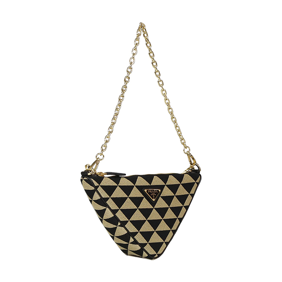 PRADA（プラダ）プラダシンボルエンブロイダリーファブリックバッグ