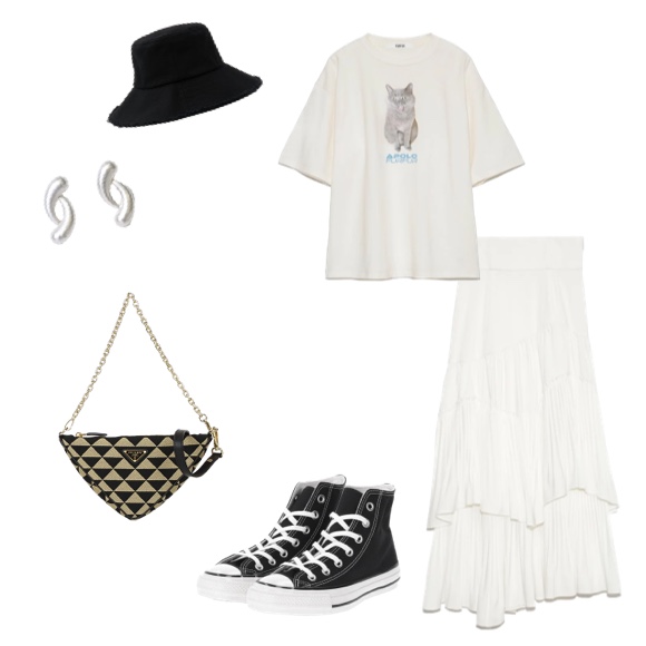 エンブロイダリージャカードファブリックミニバッグ