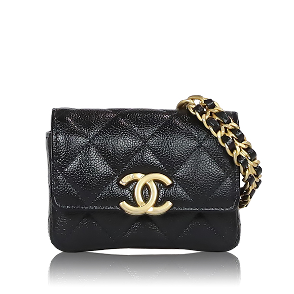 CHANEL チェーンショルダーバッグ 10&nbsp;x8&nbsp;x2cm(幅&nbsp;x 高さ&nbsp;x マチ)