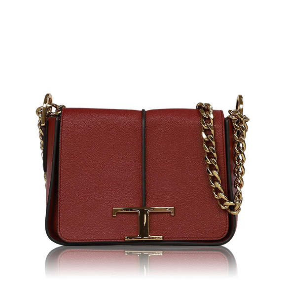 TOD’S Tタイムレスチェーンショルダーバッグ 19&nbsp;x13&nbsp;x7cm(幅&nbsp;x 高さ&nbsp;x マチ)