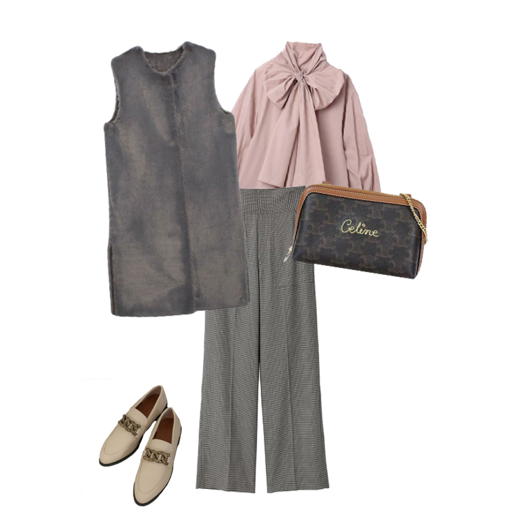 CELINE（セリーヌ）チェーンクラッチ | Outfit Of The Day