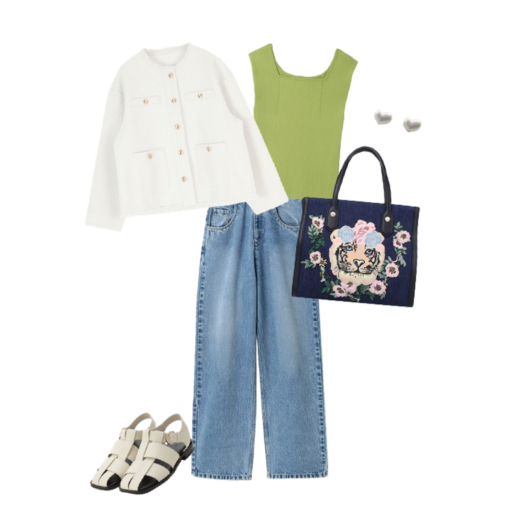 GUCCI（グッチ）タイガーエンブロイダリートートバッグ