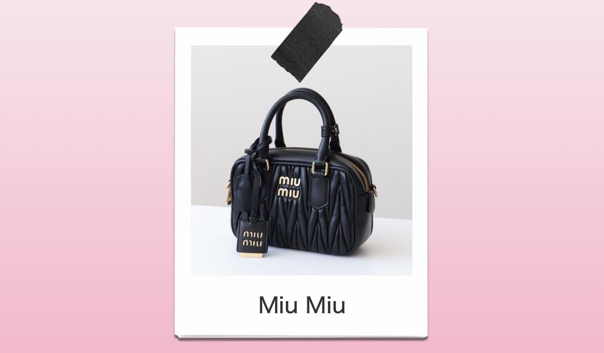 Miu Miu # アルカディ マテラッセレザーバッグ