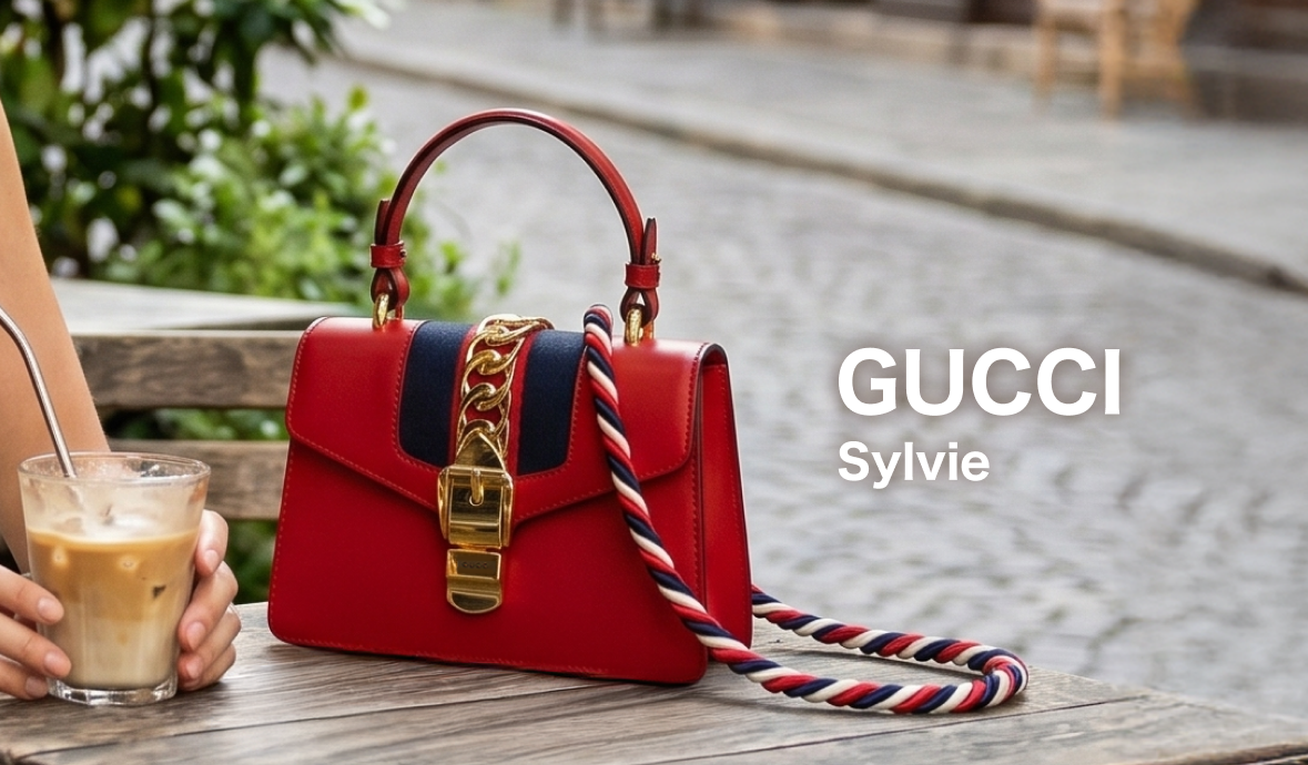 視線の先の“赤”。 # GUCCI