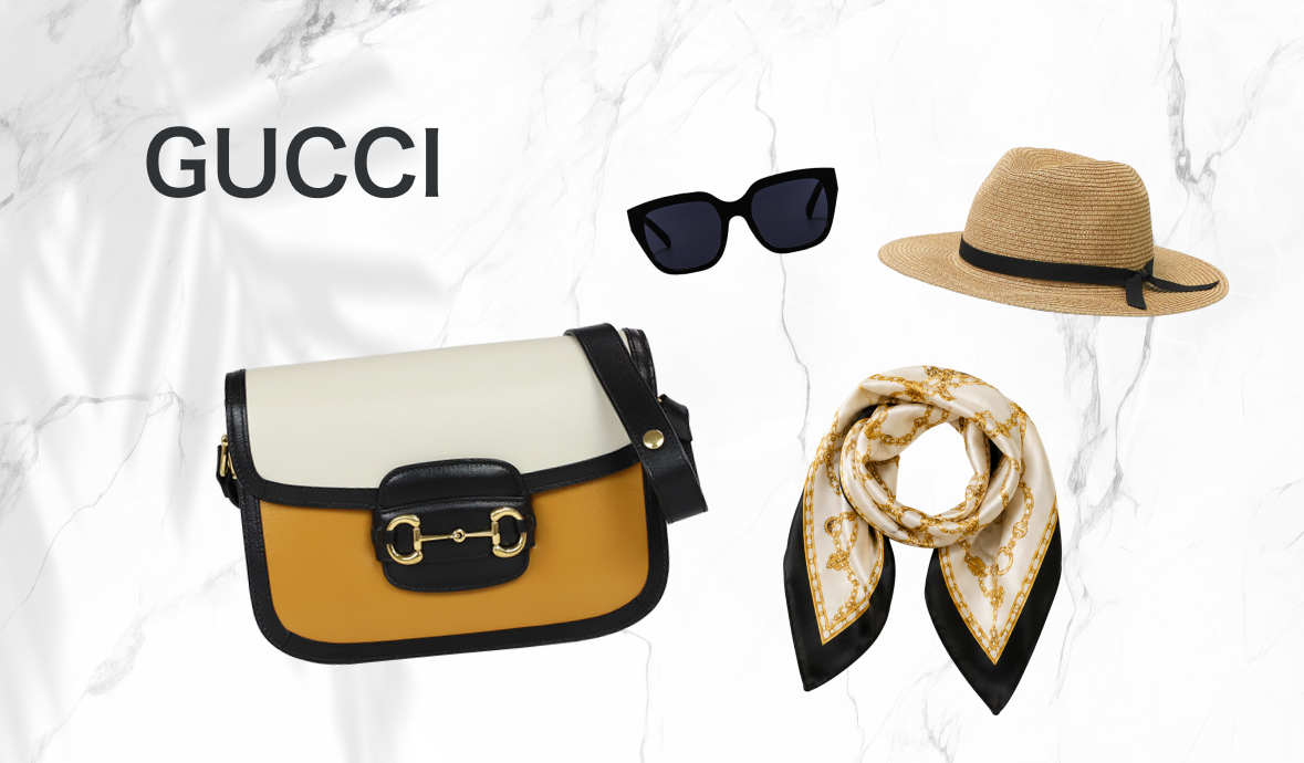 夏の日差しに映えるGUCCI 