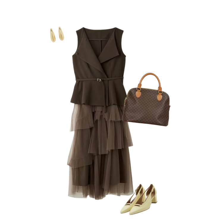 CELINE（セリーヌ）マカダムハンドバッグ