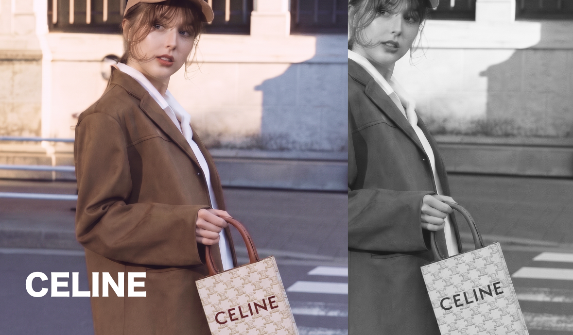 ロゴを主役に、ミニマルを味方に # CELINE